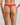 Model wears All Lacey Thong in JAZZY. On body back view