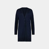 Halley Cardigan in REFLECTING POND. Flat lay front view