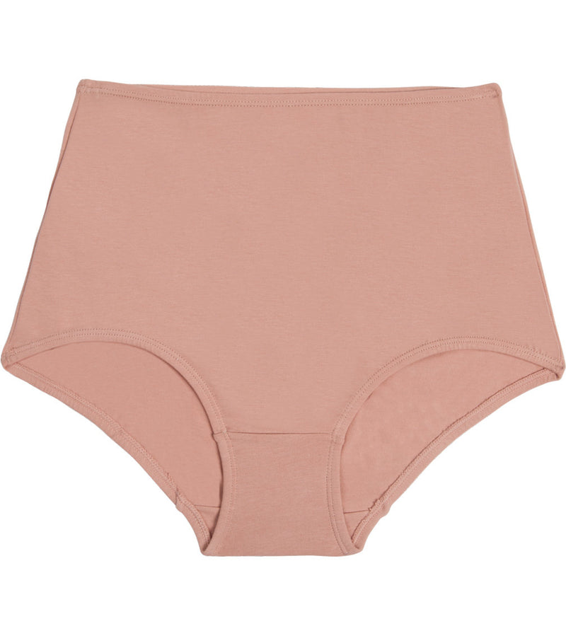 Freestyle Full Brief in COCOA. Flat lay front view