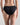 Body Cotton Bikini in BLACK. Flat lay back view