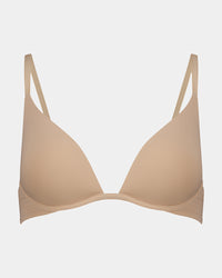 Bendon Essentials Contour Bra in LATTE. Flat lay front view