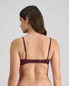 Model wears Sofia Underwire Bra in FIG. On body back view