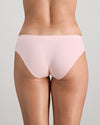 Model wears Seamless Soft Bikini in ICY PINK. On body back view