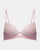Lucie Underwire Bra in FAIRY TALE. Flat lay front view