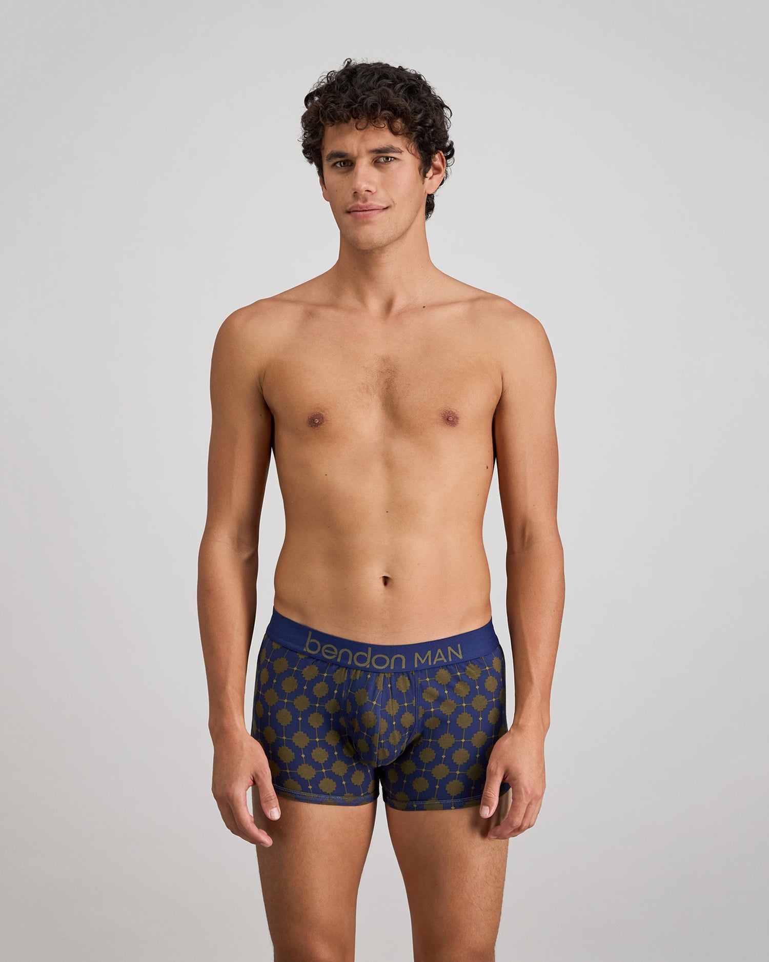 Retros Print Mens Trunk in IRONCREST PRINT. Feature shot