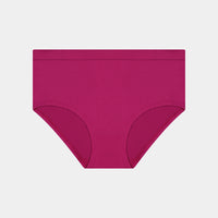 Seamless Full Brief in RASPBERRY RADIANCE. Flat lay front view
