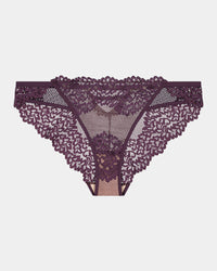 Nova Rosa Brazilian in PLUM PERFECT. Flat lay front view
