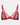 Fae Underwire Bra in BIKING RED. Flat lay front view