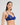 Model wears Leonie Underwire Bra in SURF THE WEB. On body side view