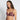 Model wears Sofia Underwire Bra in POTENT PURPLE/TUSCANY. On body side view