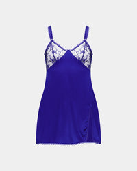 Wild Flower Chemise in Surf The Web. Flat lay front view