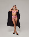 Josephine Underwire Bra in SACHET PINK. Feature shot