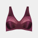 Classic Underwire Underwire Bra in GRAPE WINE. Flat lay front view