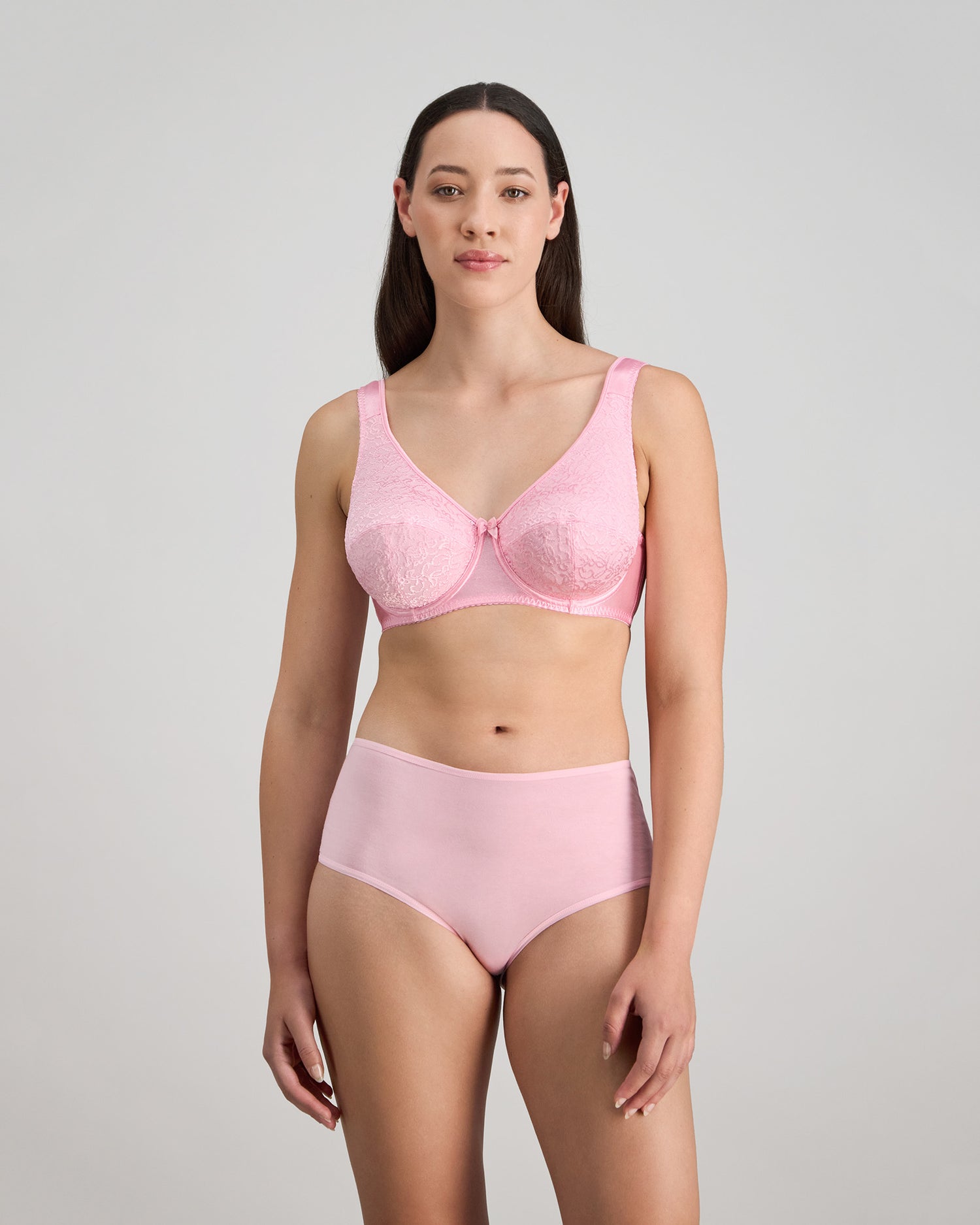 Charlotte Underwire Bra in FAIRY TALE. Flat lay back view