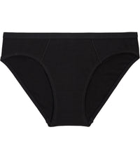 Body Cotton Bikini in BLACK. Flat lay front view