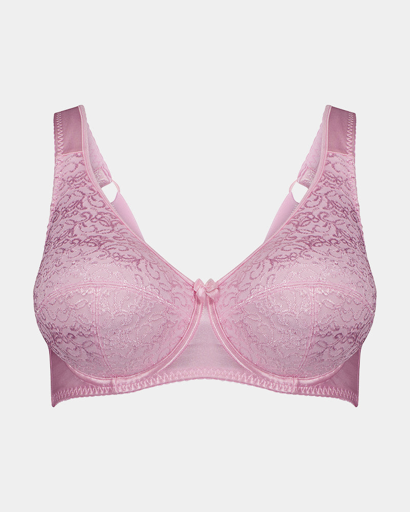 Charlotte Underwire Bra in FAIRY TALE. Flat lay front view