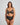 Lace Sculpt Underwire Bra in BLACK. Flat lay back view