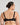 Model wears Faithful Underwire Bra in BLACK. On body side view