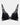 Addison Push Up Bra in BLACK. Flat lay front view