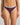 Model wears Leo Thong in FIG/SKYWAY. On body front view