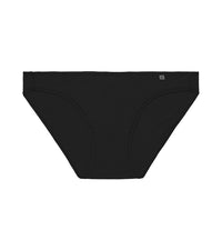 Clemence Bikini in BLACK. Flat lay front view