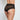 Model wears Lace Full Brief in BLACK. On body back view