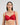 Model wears Laura Underwire Bra in SALSA. On body front view