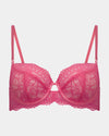 Only Mine Contour Bra in PINK LEMONADE/ICY PINK. Flat lay front view