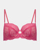 Only Mine Contour Bra in PINK LEMONADE/ICY PINK. Flat lay front view