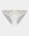 Una Elegance Bikini in SUGAR. Flat lay front view