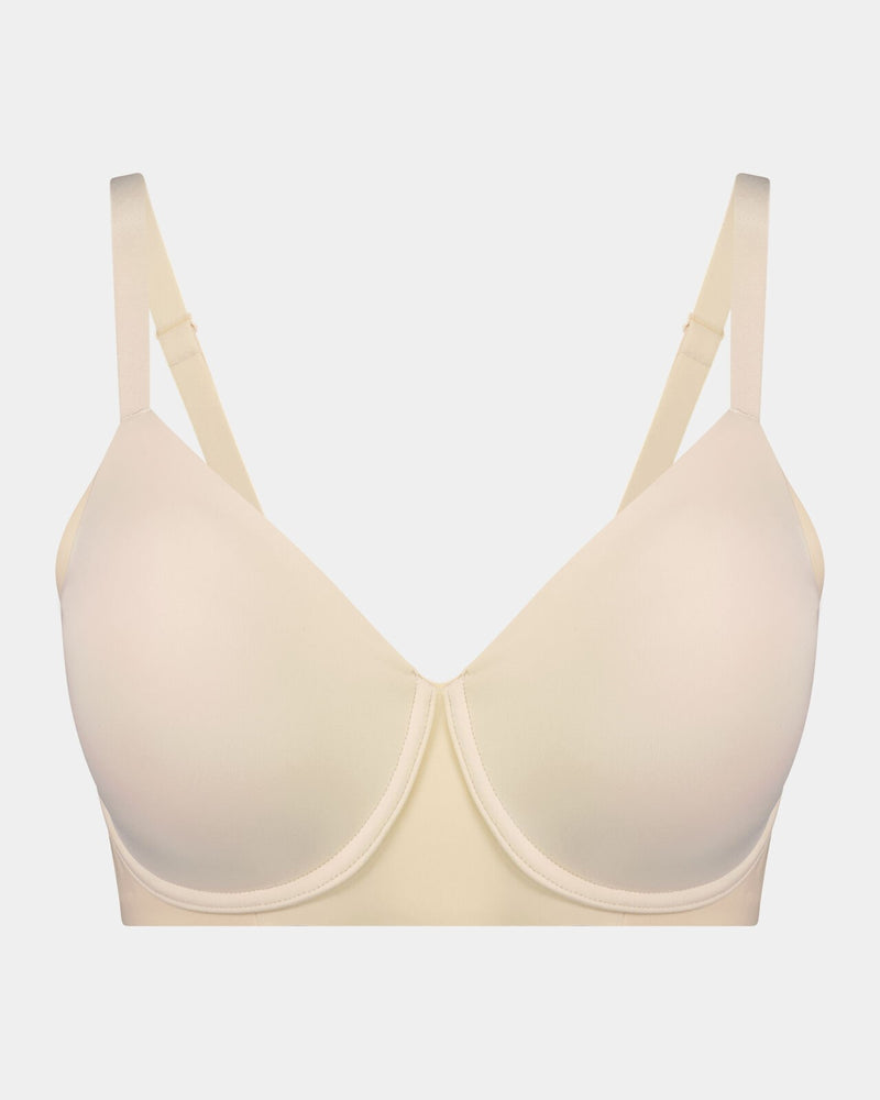 Comfit Collection Contour Bra in NOVELLE PEACH. Flat lay front view
