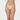 Model wears Clemence Thong in AMERICAN NUDE. On body front view