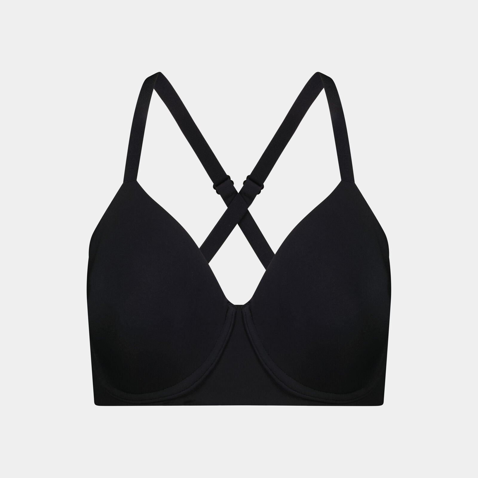 Comfit Collection Contour Bra in BLACK. Feature shot
