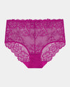 All Lacey Full Brief in FANTASY FUCHSIA. Flat lay front view