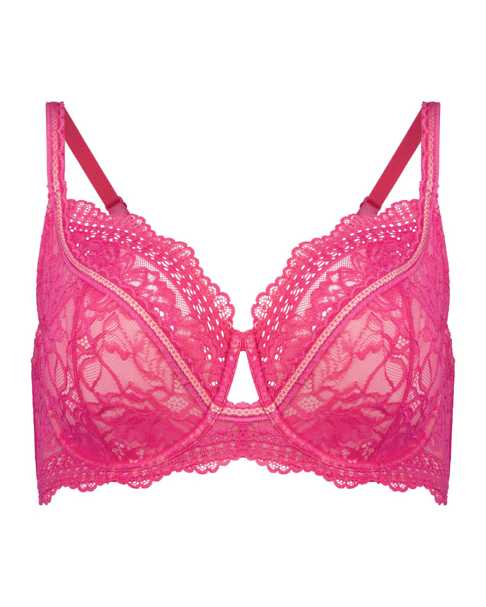 Only Me Underwire Bra in CABARET/BELLINI. Flat lay front view