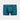 Bold Stripe Mens Trunk in DEEP TEAL/DEEP LAKE. Flat lay front view