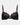 Amara Contour Balconette Bra in BLACK. Flat lay front view