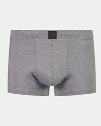 High Tech Cotton Mens Trunk in GREY MARL. Flat lay front view