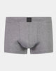 High Tech Cotton Mens Trunk in GREY MARL. Flat lay front view