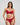 Lucille Underwire Bra in JAZZY. Flat lay back view