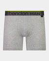 Everyday Active Mens Trunk in GREY MARL. Flat lay front view