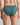 Model wears Laurel High Cut Brief in MEDITERRANEA. On body back view
