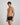 Cotton Low-Rise Mens Trunk in BLACK. Flat lay back view