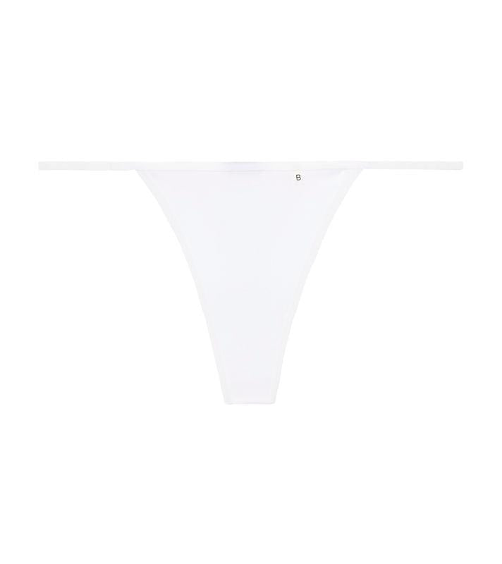 Clemence Thong in WHITE. Flat lay front view