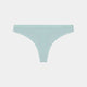 Body Cotton Thong in ETHER. Flat lay front view