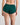 Model wears Body Cotton Full Brief in RAIN FOREST. On body back view