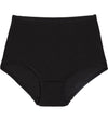 Freestyle Full Brief in BLACK. Flat lay front view