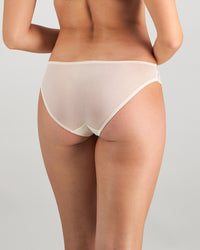 Model wears Sofia Bikini in CAMEO. On body back view