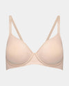 Flawless Form Contour Bra in LATTE. Flat lay front view