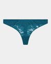 Celeste Thong in EVERGLADE. Flat lay front view